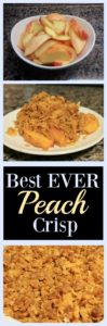 The Best EVER Peach Crisp Recipe