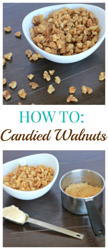 How to make Candied Walnuts - The basics you NEED to know to make any kind of candied nut! They can be used in salads, desserts, or even eaten on their own. 