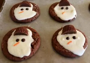 Melted-Snowman-Cookies