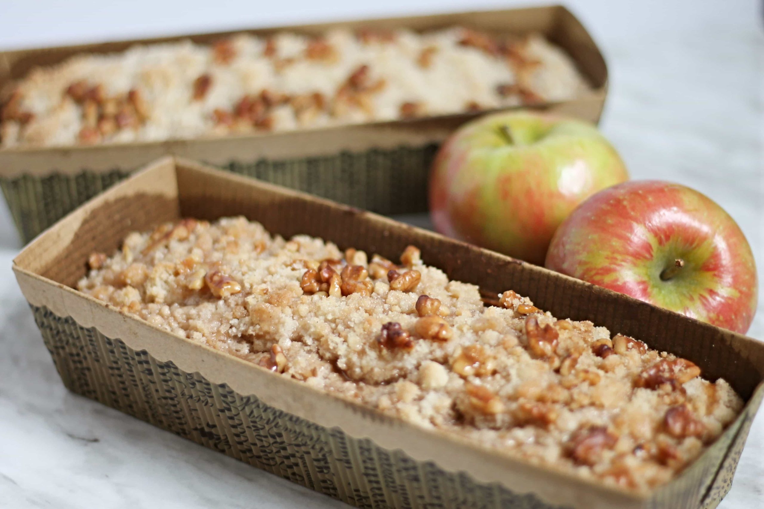 Caramel Apple Crumb Cake - Back for Seconds