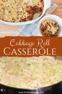 Cabbage Roll Casserole - easy and delicious 