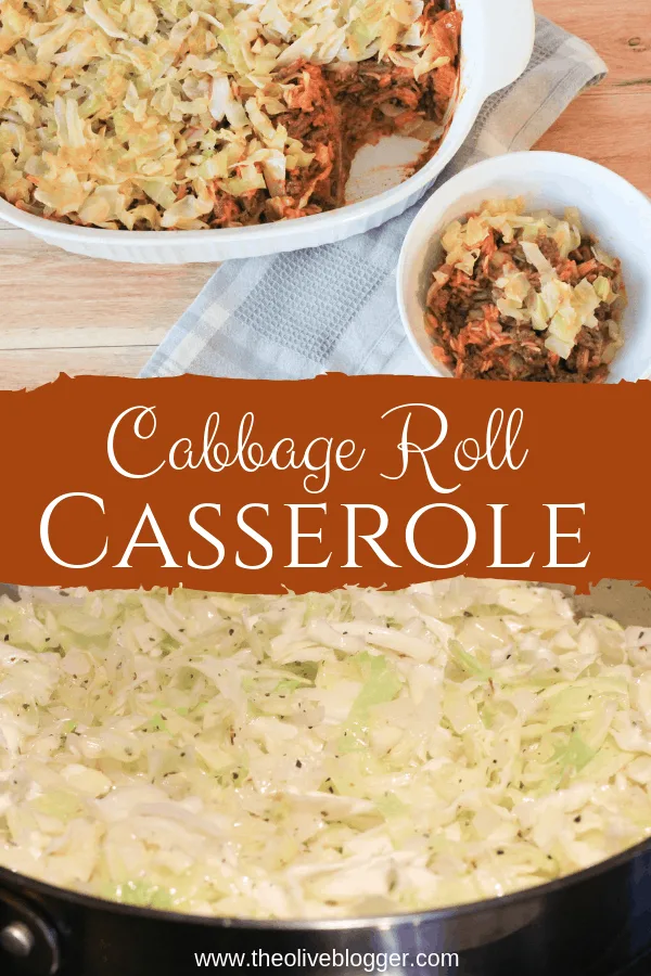 Unstuffed Cabbage Roll Casserole - The Olive Blogger