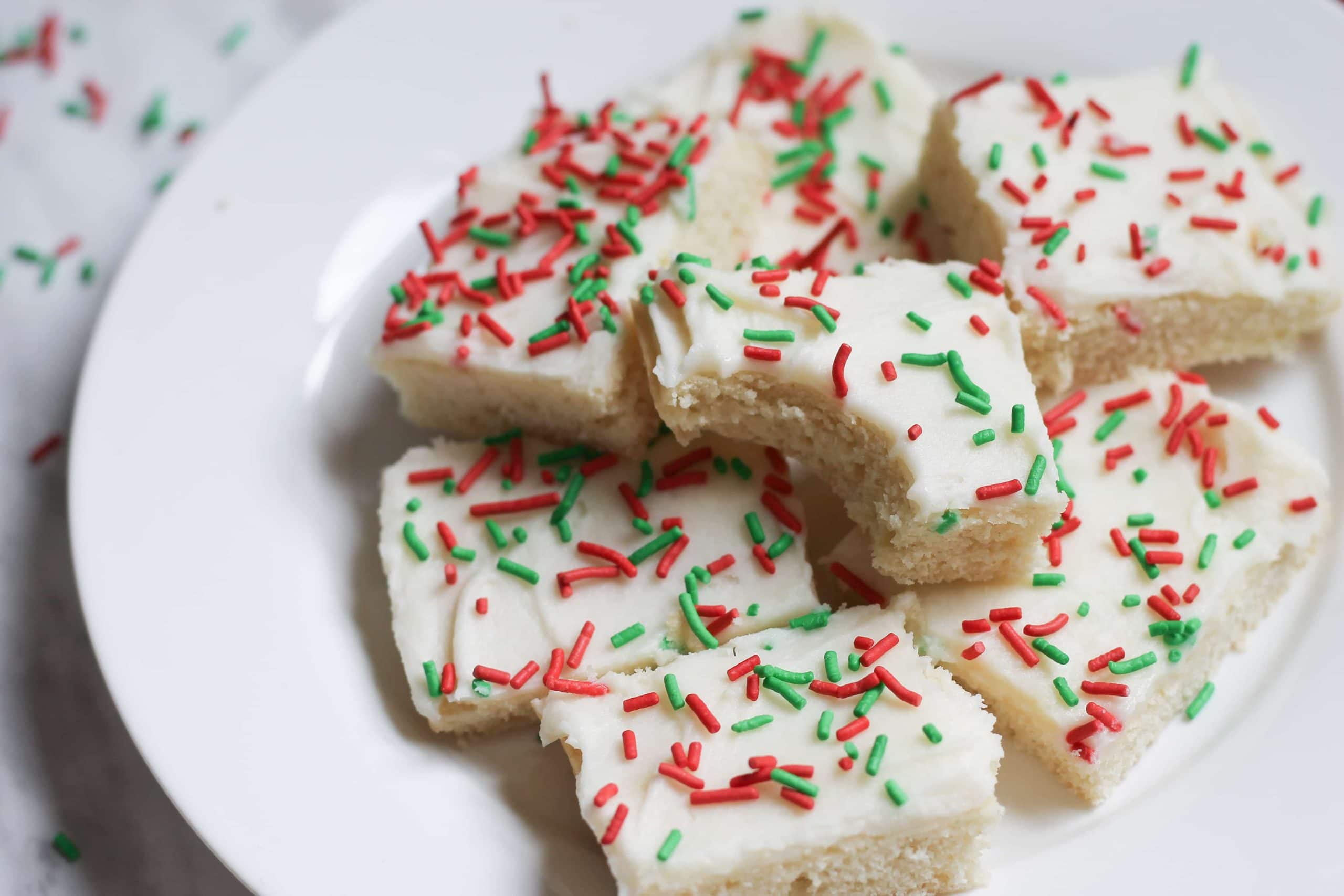 The BEST Frosted Sugar Cookie Bars Recipe (made from scratch!)