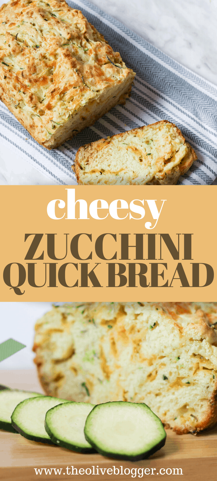Cheesy Zucchini Loaf - The Olive Blogger